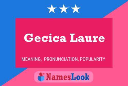 Gecica Laure Name Poster