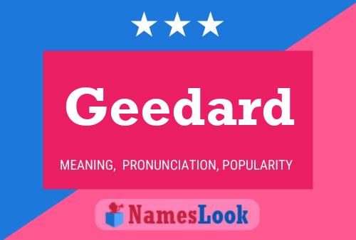 Geedard Name Poster