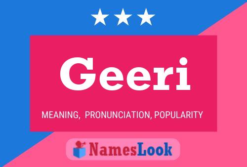 Geeri Name Poster