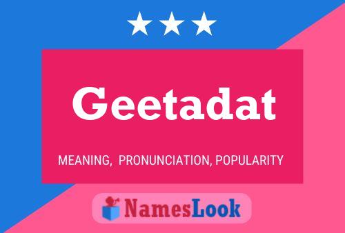 Geetadat Name Poster