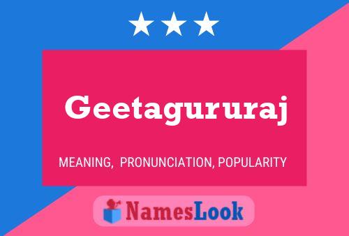 Geetagururaj Name Poster