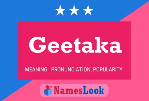 Geetaka Name Poster