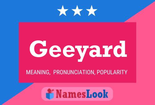 Geeyard Name Poster