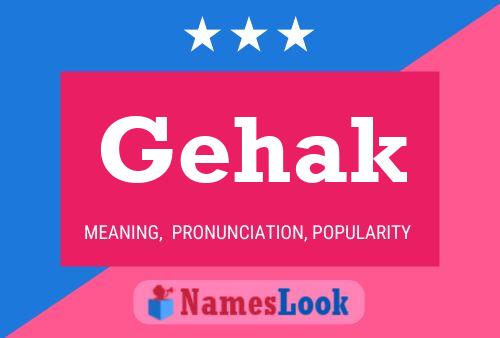 Gehak Name Poster