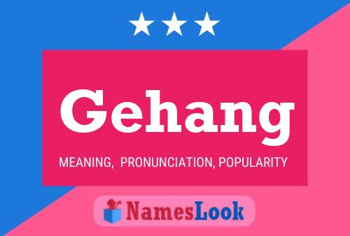 Gehang Name Poster