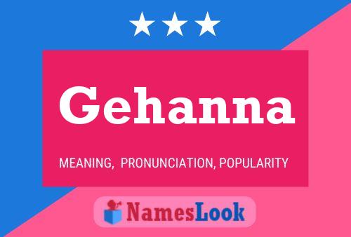 Gehanna Name Poster