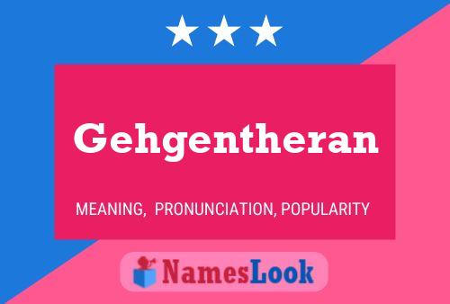 Gehgentheran Name Poster