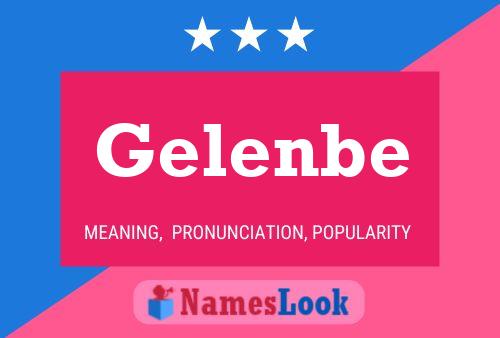 Gelenbe Name Poster