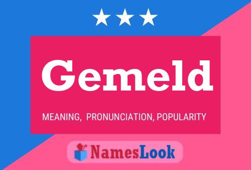 Gemeld Name Poster