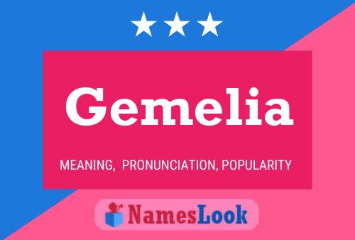 Gemelia Name Poster