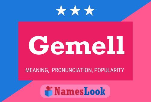 Gemell Name Poster