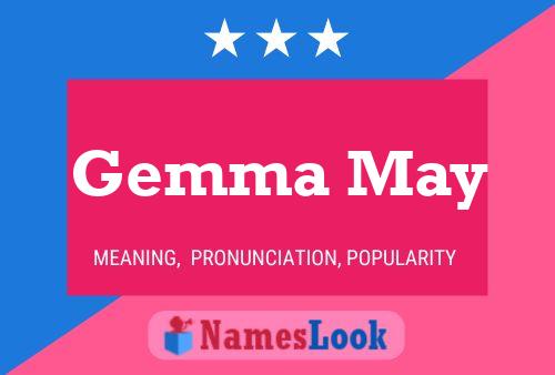 Gemma May Name Poster