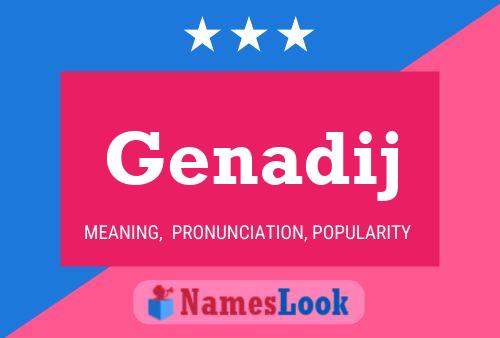 Genadij Name Poster