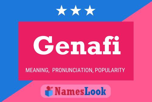 Genafi Name Poster