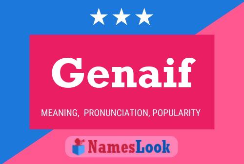 Genaif Name Poster