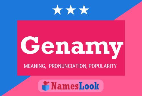 Genamy Name Poster