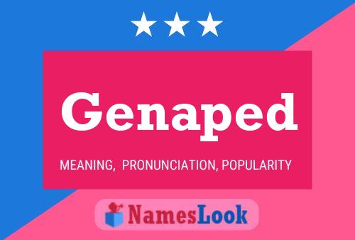 Genaped Name Poster