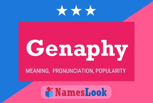 Genaphy Name Poster