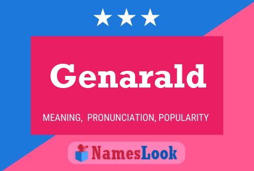 Genarald Name Poster