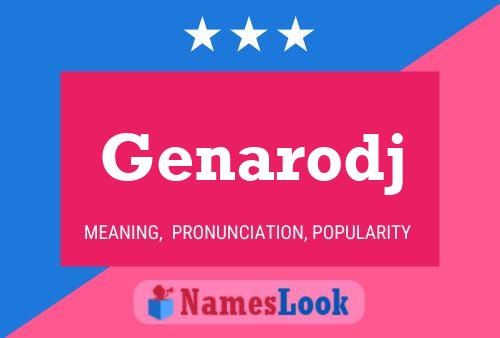 Genarodj Name Poster