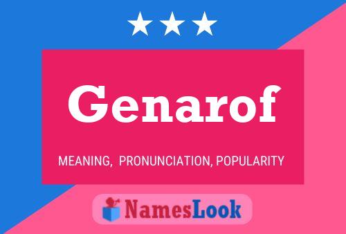 Genarof Name Poster