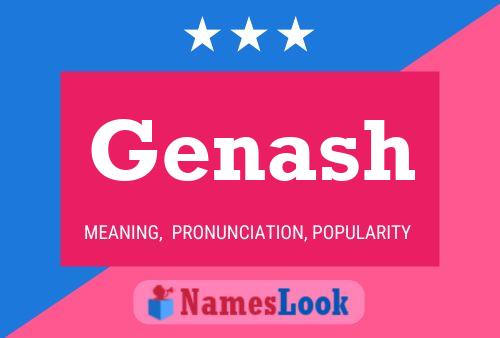 Genash Name Poster