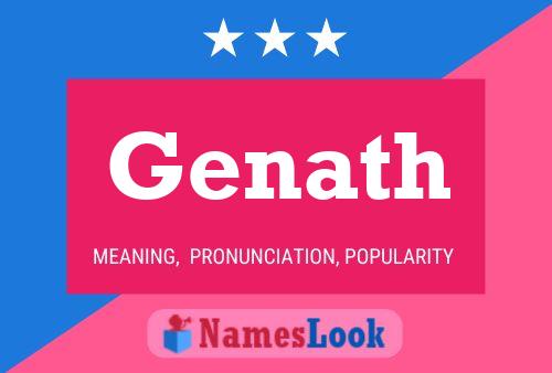 Genath Name Poster