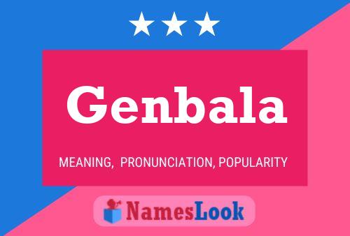 Genbala Name Poster