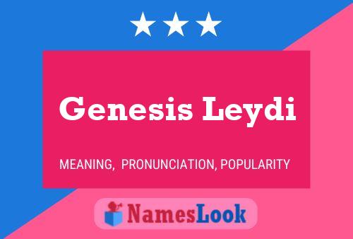 Genesis Leydi Name Poster