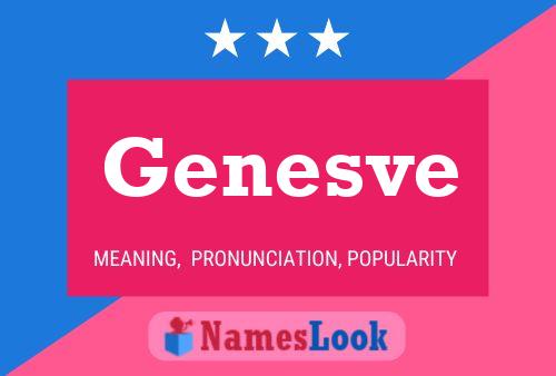 Genesve Name Poster