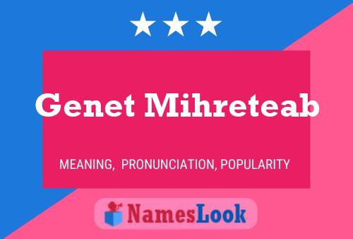 Genet Mihreteab Name Poster