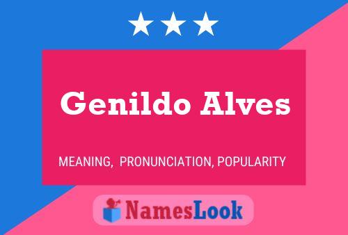 Genildo Alves Name Poster