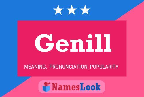 Genill Name Poster