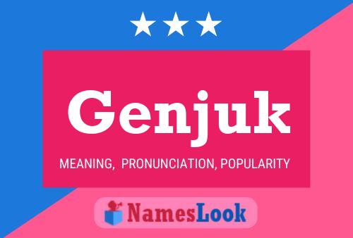 Genjuk Name Poster