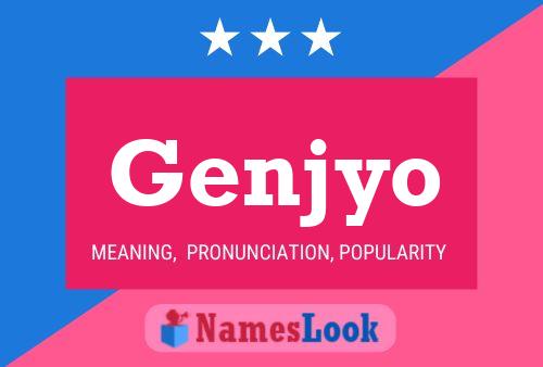 Genjyo Name Poster