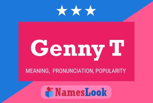 Genny T Name Poster