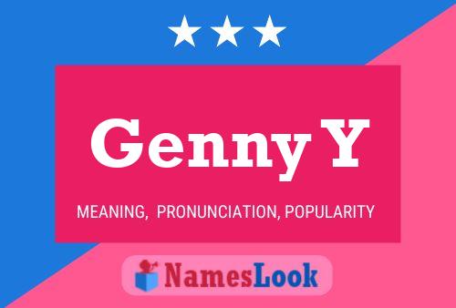 Genny Y Name Poster