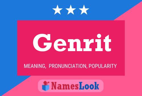 Genrit Name Poster