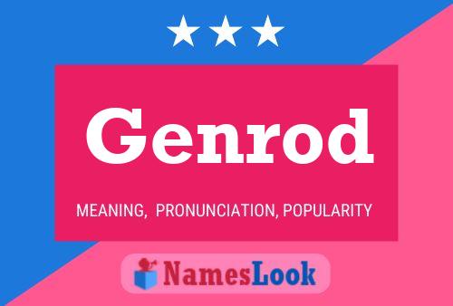 Genrod Name Poster