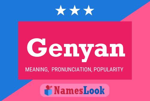 Genyan Name Poster