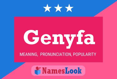 Genyfa Name Poster