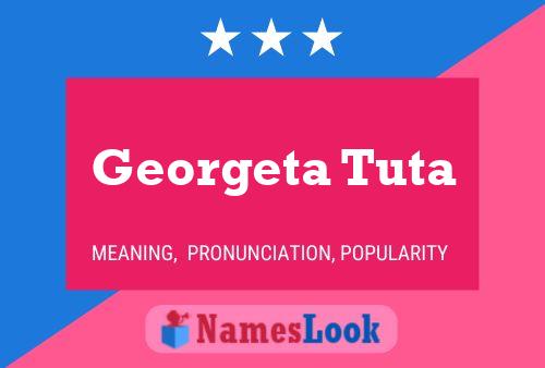 Georgeta Tuta Name Poster