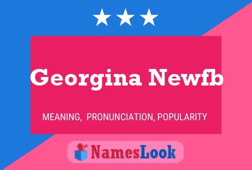 Georgina Newfb Name Poster