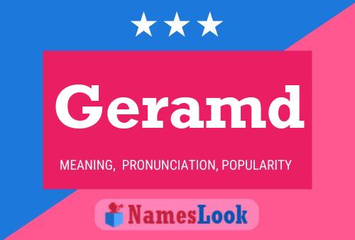 Geramd Name Poster