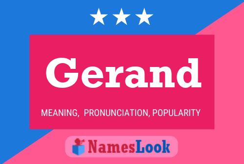 Gerand Name Poster