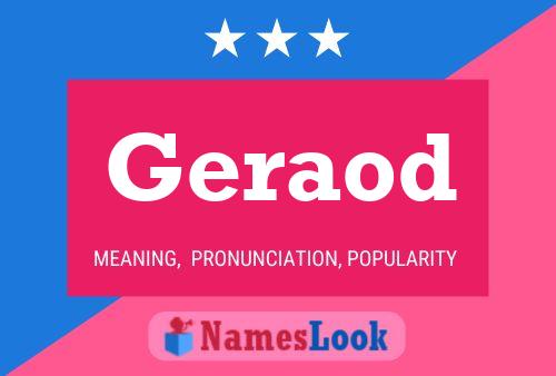 Geraod Name Poster