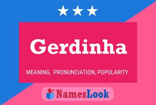 Gerdinha Name Poster