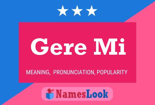 Gere Mi Name Poster