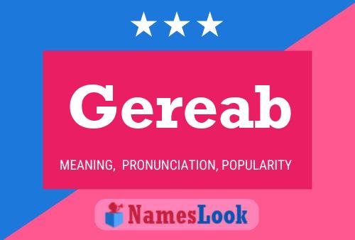 Gereab Name Poster