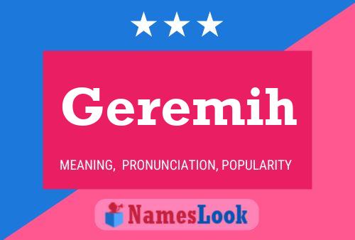 Geremih Name Poster